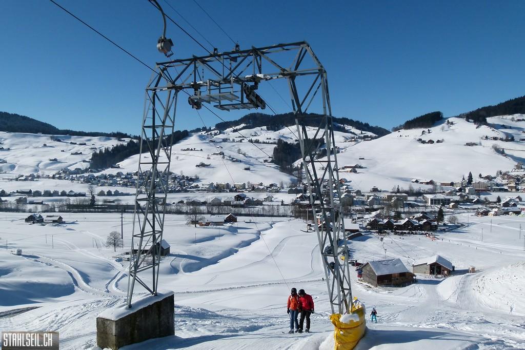Skilift Urnäsch 1km vom Lärcheneggli
